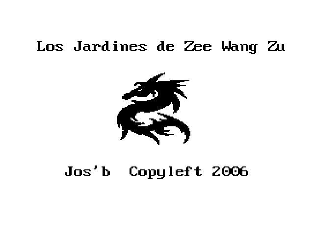 Jardines De Zee Wang Zu, Los Title Screen